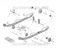 SUSPENSION ARRIERE (EDGE)   S03NP5CS/5CSA/5CSB/6ES/6ESA/6ESB S03NA5CS/6ES (4977827782B08) pour Polaris 500 XC SP EDGE de 2003