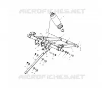 BRAS DE SUSPENSION AVANT   S03NK7CS/A S03NL7CS/A S03NK8CS/A S03NL8CS/A S03NM8CS (4978037803B10) pour Polaris 700 RMK 144 de 2003