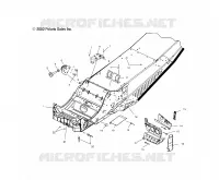 CHASSIS   S03NK7CS/A S03NL7CS/A S03NK8CS/A S03NL8CS/A S03NM8CS (4978037803A03) pour Polaris 700 RMK 144 de 2003
