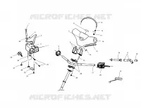 DIRECTION ET GUIDON   S03NK7CS/A S03NL7CS/A S03NK8CS/A S03NL8CS/A S03NM8CS (4978037803B05) pour Polaris 700 RMK 144 de 2003