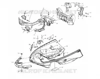 NOSEPAN   S03NK7CS/A S03NL7CS/A S03NK8CS/A S03NL8CS/A S03NM8CS (4978037803A06) pour Polaris 700 RMK 144 de 2003