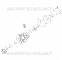POMPE A EAU   S03NK7CS/A S03NL7CS/A S03NK8CS/A S03NL8CS/A S03NM8CS (4978037803C11) pour Polaris 700 RMK 144 de 2003