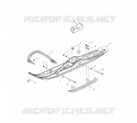 SKI   S03NK7CS/A S03NL7CS/A S03NK8CS/A S03NL8CS/A S03NM8CS (4978037803B01) pour Polaris 700 RMK 144 de 2003