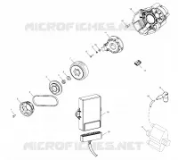 STATOR   S03NK7CS/A S03NL7CS/A S03NK8CS/A S03NL8CS/A S03NM8CS (4978037803D02) pour Polaris 700 RMK 144 de 2003