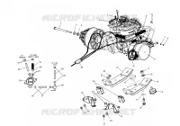 SUPPORT MOTEUR   S03NK7CS/A S03NL7CS/A S03NK8CS/A S03NL8CS/A S03NM8CS (4978037803C08) pour Polaris 700 RMK 144 de 2003