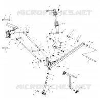 SUSPENSION AVANT   S03NK7CS/A S03NL7CS/A S03NK8CS/A S03NL8CS/A S03NM8CS (4978037803B03) pour Polaris 700 RMK 144 de 2003