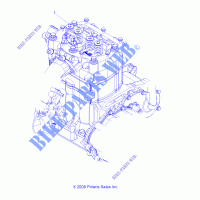 MOTEUR COMPLET   A13MH76FF (49ATVMOTEUR096X6) pour Polaris SPORTSMAN FOREST 800 de 2013