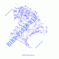 MOTEUR COMPLET   A13CF76FF (49ATVMOTEUR096X6) pour Polaris SPORTSMAN FOREST 800 6X6 de 2013