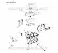 BOITE A AIR   S02ND4BS (4970417041C003) pour Polaris 500 CLASSIC de 2002