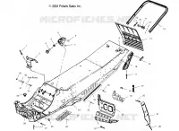 CHASSIS   S02ND4BS (4970417041A003) pour Polaris 500 CLASSIC de 2002