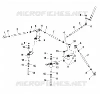 DIRECTION   S02ND4BS (4970417041B002) pour Polaris 500 CLASSIC de 2002