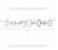 EMBRAYAGE DE TRANSMISSION   S02ND4BS (4970417041C001) pour Polaris 500 CLASSIC de 2002