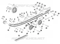 FIXATION RAIL (SUSPENSION)   S02ND4BS (4970417041B009) pour Polaris 500 CLASSIC de 2002