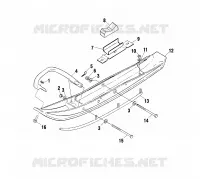 SKI   S02ND4BS (4970417041B001) pour Polaris 500 CLASSIC de 2002