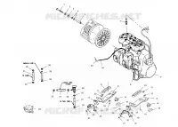 SUPPORT MOTEUR   S02ND4BS (4970417041C005) pour Polaris 500 CLASSIC de 2002