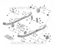 SUSPENSION   S02ND4BS (4970417041B010) pour Polaris 500 CLASSIC de 2002
