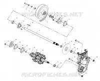 SYSTÈME DE TRANSMISSION   S02ND4BS (4970417041B008) pour Polaris 500 CLASSIC de 2002
