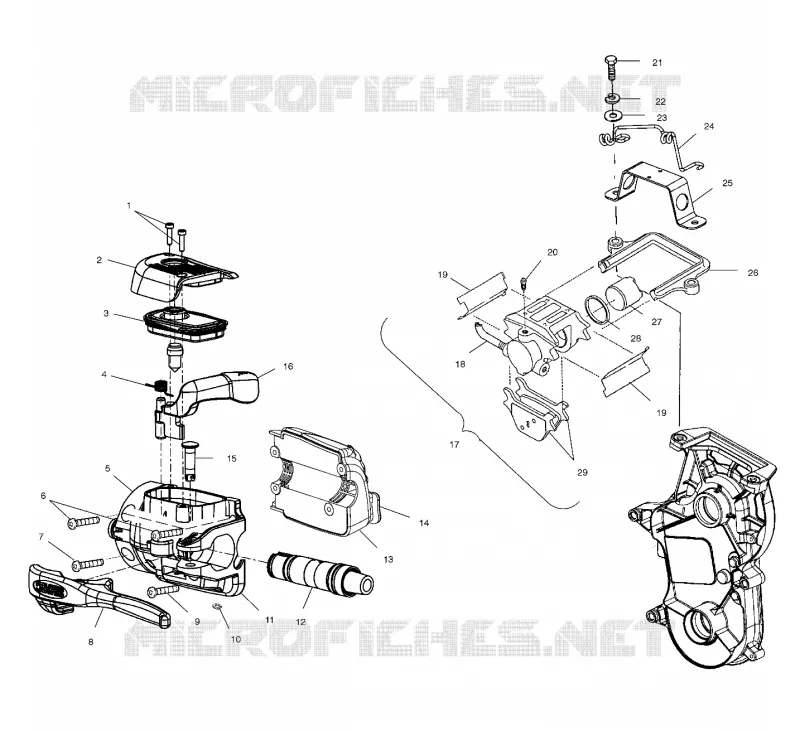 FREIN - S02ND4BS (4970417041A012) Polaris SNOWMOBILES 500 2002 500 CLASSIC  500 CLASSIC