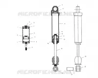 AMORTISSEUR (REAR TRACK)(M 10)   S02NE6ES (4973427342E01) pour Polaris 600 XC SP de 2002