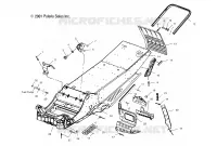 CHASSIS   S02NP6ES/S02NE6ES (4973427342A03) pour Polaris 600 XC SP de 2002