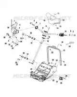 DIRECTION ET GUIDON   S02NP6ES/S02NE6ES (4973427342B03) pour Polaris 600 XC SP de 2002