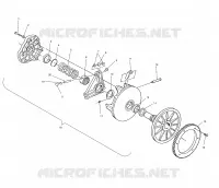 EMBRAYAGE DE TRANSMISSION (ELECTRIC START MODELS)   S02NP6ES/S02NE6ES (4973427342C10) pour Polaris 600 XC SP de 2002