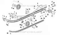 FIXATION RAIL (M 10)   S02NE6ES (4973427342B12) pour Polaris 600 XC SP de 2002