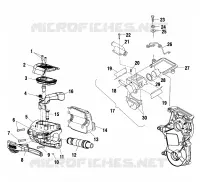 FREIN   S02NP6ES/S02NE6ES (4973427342B06) pour Polaris 600 XC SP de 2002