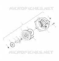 LANCEUR   S02NP6ES/S02NE6ES (4973427342D11) pour Polaris 600 XC SP de 2002