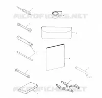OUTILS   S02NP6ES/S02NE6ES (4973427342D13) pour Polaris 600 XC SP de 2002