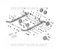 SUSPENSION ARRIERE (M 10)   S02NE6ES (4973427342B13) pour Polaris 600 XC SP de 2002