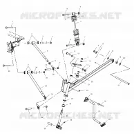 SUSPENSION AVANT   S02NP6ES/S02NE6ES (4973427342A13) pour Polaris 600 XC SP de 2002