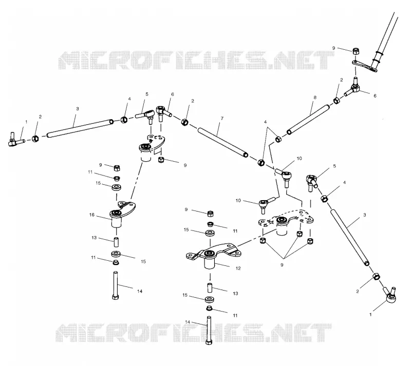 DIRECTION - S02NJ7CS/CSA (4970567056B03) Polaris SNOWMOBILES 700 2002 700 RMK 136  700 RMK 136