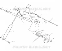 BRAS DE SUSPENSION ARRIERE   S02LT3AS (4968436843B06) pour Polaris INDY 340 TOURING de 2002