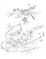 CARROSSERIE AVANT   S02LT3AS (4968436843A05) pour Polaris INDY 340 TOURING de 2002