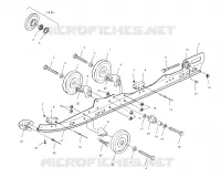 FIXATION RAIL (SUSPENSION)   S02LT3AS (4968436843B04) pour Polaris INDY 340 TOURING de 2002