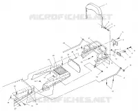 PORTE BAGAGES ET DOSSERET   S02LT3AS (4968436843A10) pour Polaris INDY 340 TOURING de 2002