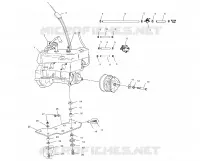 SUPPORT MOTEUR   S02LT3AS (4968436843B09) pour Polaris INDY 340 TOURING de 2002