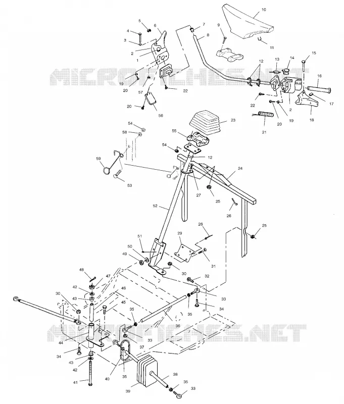 DIRECTION - S02LT3AS (4968436843A13) Polaris SNOWMOBILES 340 2002 INDY 340 TOURING  INDY 340 TOURING