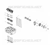 ADMISSION ET ECHAPPEMENT   S02NT7DS (4970727072C10) pour Polaris 800 INDY FRONTIER de 2002