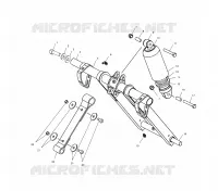 BRAS DE SUSPENSION AVANT   S02NT7DS (4970727072B12) pour Polaris 800 INDY FRONTIER de 2002