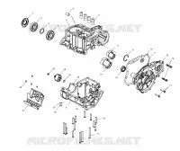 CARTERS MOTEUR   S02NT7DS (4970727072C07) pour Polaris 800 INDY FRONTIER de 2002