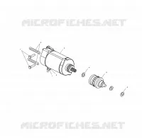 DEMARREUR   S02NT7DS (4970727072D01) pour Polaris 800 INDY FRONTIER de 2002