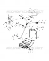 DIRECTION ET GUIDON   S02NT7DS (4970727072B03) pour Polaris 800 INDY FRONTIER de 2002