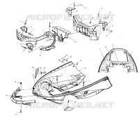 NOSEPAN   S02NT7DS (4970727072A06) pour Polaris 800 INDY FRONTIER de 2002