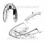 NOSEPAN   S02NT7DS (4970727072A07) pour Polaris 800 INDY FRONTIER de 2002