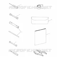OUTILS   S02NT7DS (4970727072D03) pour Polaris 800 INDY FRONTIER de 2002