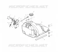 RESERVOIR   S02NT7DS (4970727072A05) pour Polaris 800 INDY FRONTIER de 2002
