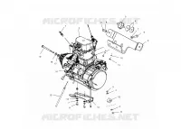 SUPPORT MOTEUR   S02NT7DS (4970727072C06) pour Polaris 800 INDY FRONTIER de 2002