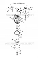 CARBURATEUR   S01WB1AS (4997579757B08) pour Polaris 120 XC SP de 2001